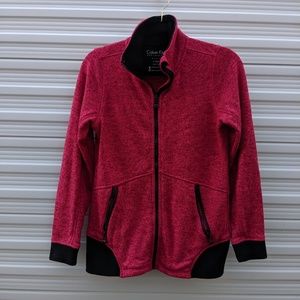 Calvin Klein Pink Quick  Dry  Fleece Style Jacket